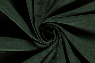 Ribcord stoffen - Ribcord stof - donkergroen - 9471-028