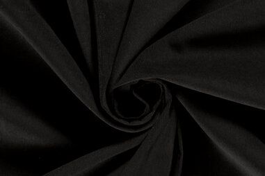 ribstoffen - Ribcord stof - zwart - 9471-069