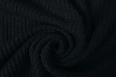 Strickstoffe - Gebreide stof - zwart - 0772-999