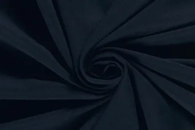 Brandvertragende stof - tule - kobaltblauw - 1024-019 - Crepe Georgette stof - Georgette - donkerblauw - 3956-008
