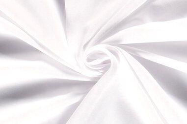 Laagjes kleding stoffen - Crepe Georgette stof - Georgette - wit - 3956-050