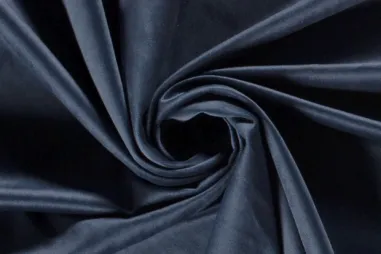 Gordijnstoffen - Interieur en decoratie velvet - indigo - 1500-006