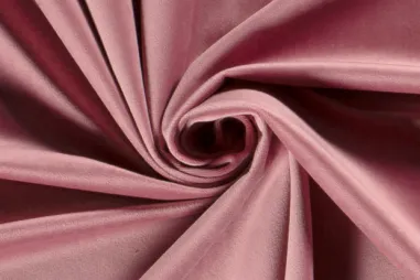 Interieurstoffen - Interieur en decoratiestof velvet - roze - 1500-014