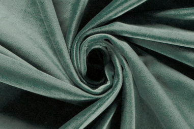 Gordijnstoffen - Interieur en decoratiestof velvet - donker mint - 1500-022