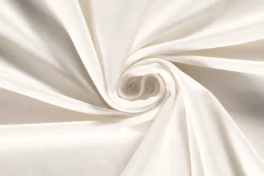 275gr/M² - Interieur en decoratiestof velvet - gebroken wit - 1500-051