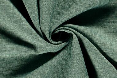 Groene stoffen - Interieur en decoratiestof - linnenlook - groen - 1400-022