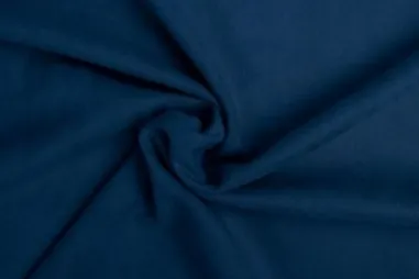 280gr/M² - Suèdine stof - scuba suede - blauw - 0841-650