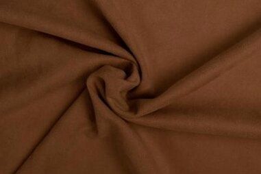 95% Polyester, 5% Elastan - KN20/21 0841-098 Scuba suede bruin