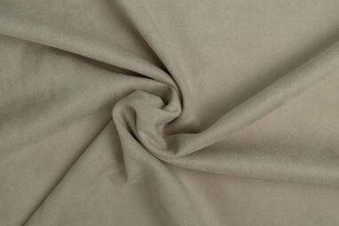 Zandbeige stoffen - Suèdine stof - scuba suede - ecru - 0841-020