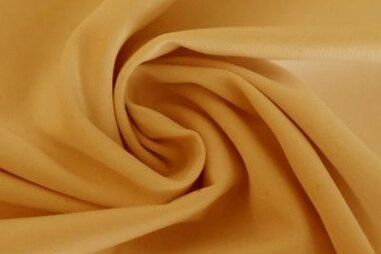 Okergele stoffen - Stretch stof - Satin stretch - oker - 0748-570