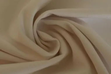 58% katoen , 40% viscose, 2% elastan stoffen - NB 0748-179 Satin stretch beige