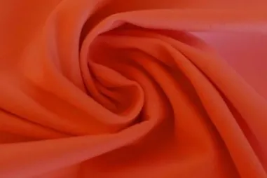 58% katoen , 40% viscose, 2% elastan stoffen - KN 0748-505 Satin stretch orange