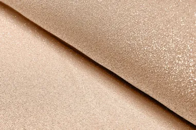 185gr/M² - Tricot stof - lurex - roze - 4377-011