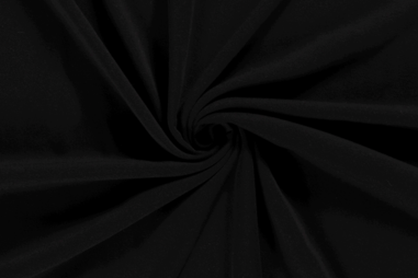 Vest stoffen - Fleece stof - Alpenfleece - zwart - 14370-069