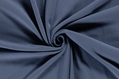 Voorjaar stoffen - Fleece stof - Alpenfleece - oudblauw - 14370-006