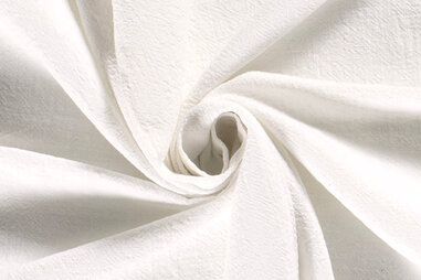 Witte / creme stoffen - Linnen stof - Gewassen Ramie - wit - 2155-050