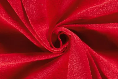 Zuiverrode stoffen - Linnen stof - Gewassen Ramie - rood - 2155-115