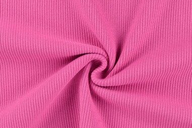 97% katoen, 3% elastan stoffen - Gebreide stof - cable miami - fuchsia - RS0343-170