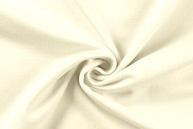 French Terry stoffen - Tricot stof - French Terry - ecru - 0196-510