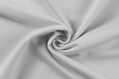 Lichtgrijs - Tricot stof - French Terry - zilvergrijs - 0196-610