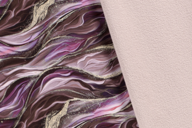 waterafstotende stoffen - Softshell stof - digitaal abstract - oud roze - 20426-014