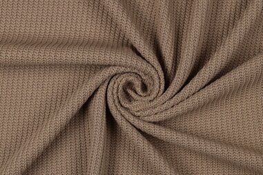 490gr/M² - Gebreide stof - beige- 23/3331-003