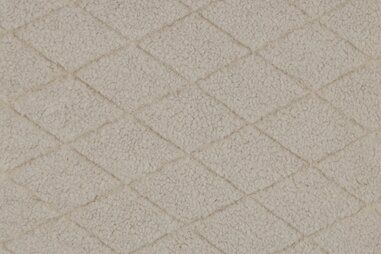 Geruite stoffen - Teddy stof - diamond - beige - 23/3352-002