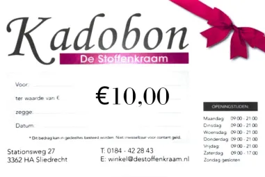 Overige merken fournituren - Cadeaubon €10,00