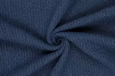 75% Baumwolle, 25% Polyester - Katoen stof - funky denim - donkerblauw - 21050-695