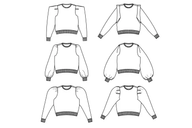 Naaipatronen - Bel'Etoile naaipatroon - Hera sweater voor dames en tieners