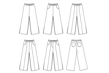 Bel'Etoile naaipatronen - Bel'Etoile naaipatroon - Bay broek voor kids