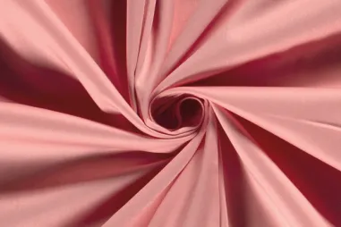 185gr/M² - Katoen stof - stretch satijn - zalmroze - 3122-012