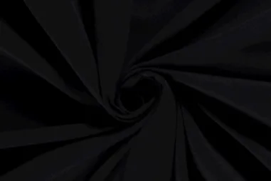 Tricot stoffen - Tricot stof - zwart - 3999-069