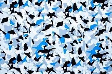 Winddichte stoffen - Softshell stof - abstract - blauw grijs zwart - 923029-50