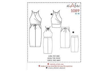 Naaipatronen - It's a fits 1089: jurk, top, rok