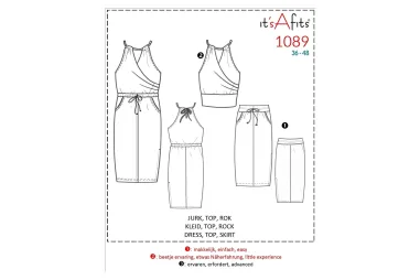It's a fits - It's a fits 1089: jurk, top, rok