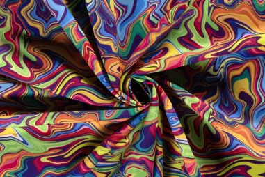 Multi stoffen - Texture stof - abstract - multi - 20838-004
