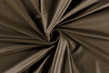 Kunstleder und Suedine - Kunstleer stof - leather suede - kaki groen - 22108-027