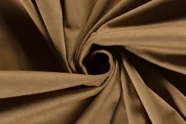 90% polyester, 10% elastan stof - Suedine stof - scuba suedine - camelbeige - 22107-053