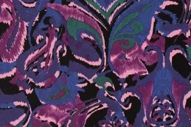 220gr/M² - Tricot stof - viscose - fantasie - cyclaam - 2502-180