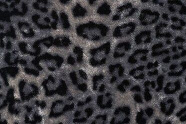 95% polyester, 5% spandex stoffen - Velours stof - panterprint - zilvergrijs - 2536-610