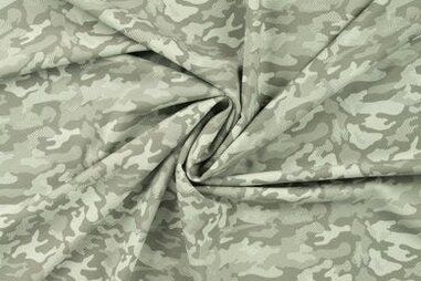 Danskleding stoffen - Tricot stof - sportswear - camoflage - dusty mint - 11669-210