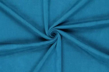 Suèdine Stoffen - Suèdine stof - scuba suede - turquoise blauw - 0841-671