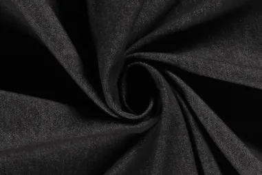 Tuinbroek - Spijkerstof - denim lichte stretch - zwart - 3928-069