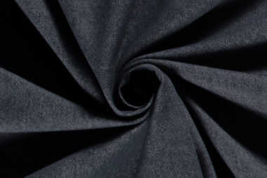 Denim stoffen - Spijkerstof - lichte stretch - donkerblauw - 3928-008