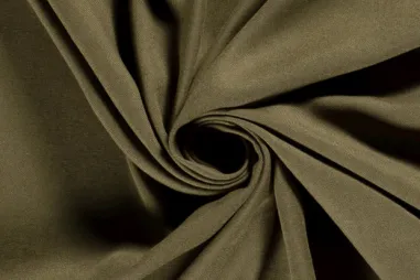 160gr/M² - Viscose stof- twill - kaki groen - 22074-027