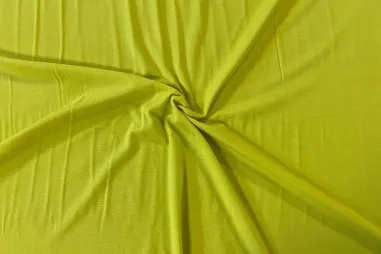 Lime - Tricot stof - geel - JT73