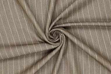 265gr/M² - Tricot stof - colombo stripe - beige - 90056-171