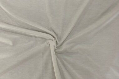 Uitverkoop - Tricot stof - wit - JT91