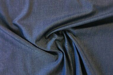 Jumpsuit stoffen - Spijkerstof - jeans soepel - blauw - 0600-006